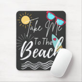 Der Sommer bringt mich an den Strand Mousepad (Mit Mouse)