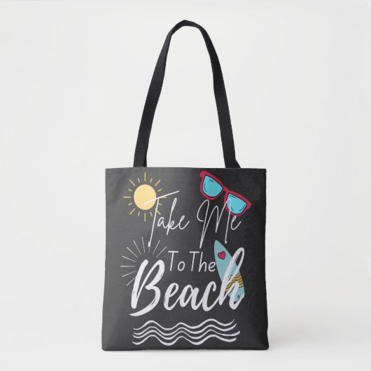 Der Sommer bringt mich an den Strand Tasche (Vorderseite)