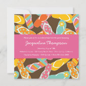 Der Sommer bunt drehen Einladung (Vorderseite)