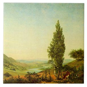 Der Sommer, Caspar David Friedrich, Fliese
