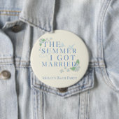 Der Sommer, den ich Verheiratet Got - Küsten-Bache Button (Beispiel)