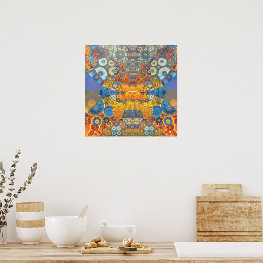 Der Sommer der Liebe Poster (Küche)