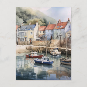 Der Sommer direkt am Meer Postkarte