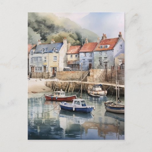 Der Sommer direkt am Meer Postkarte (Vorderseite)