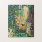 Der Sommer im Garten | Edward Cucuel Puzzle (Vertikal)