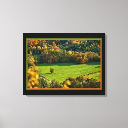 Der Sommer im Tal - Canvas drucken Leinwanddruck (Vorderseite)