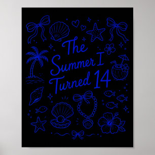 Der Sommer, in dem ich 14 wurde Tropical Beach Geb Poster