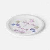 Der Sommer, in dem ich hübsches Party lieferte Pappteller (Schrägansicht)