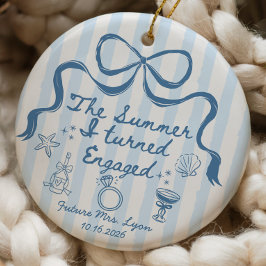 Der Sommer, in dem ich mich verlobte - Weihnachtsb Keramik Ornament