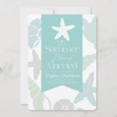 Der Sommer, in dem ich Verheiratetes Bachelorette- Einladung (Vorderseite)