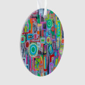 Der Sommer in der Stadt - Akrylorische Ornamente (Vorderseite)