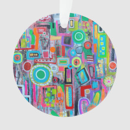 Der Sommer in der Stadt - Akrylorische Ornamente