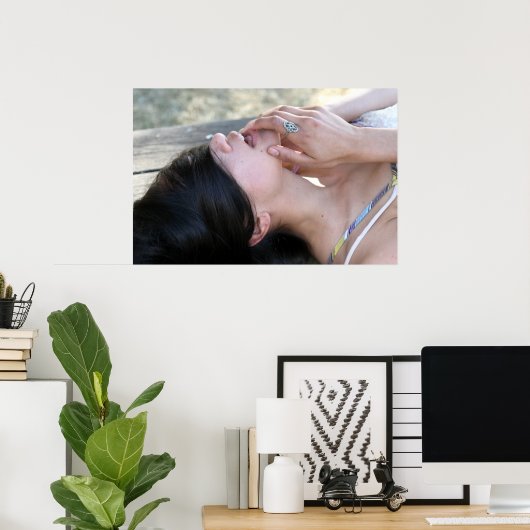 Der Sommer in der Stadt Poster (Heimbüro)