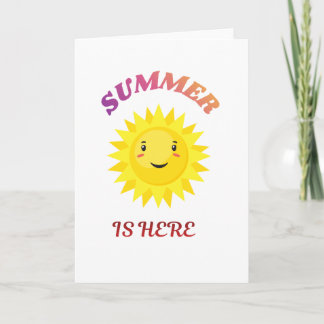 Der Sommer ist da Karte