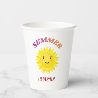 Der Sommer ist da Pappbecher