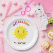 Der Sommer ist da Pappteller (Party)