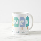 Der Sommer ist ein Staat des Geistes - Eiscreme Po Kaffeetasse (VorderseiteRechts)