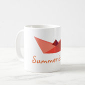 Der Sommer ist hier klassische Tasse (Vorderseite Links)