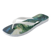 Der Sommer ist hier, wo der Adult, die breiten Str Badesandalen (Schrägansicht)