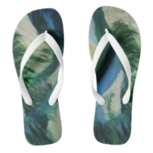Der Sommer ist hier, wo der Adult, die breiten Str Badesandalen