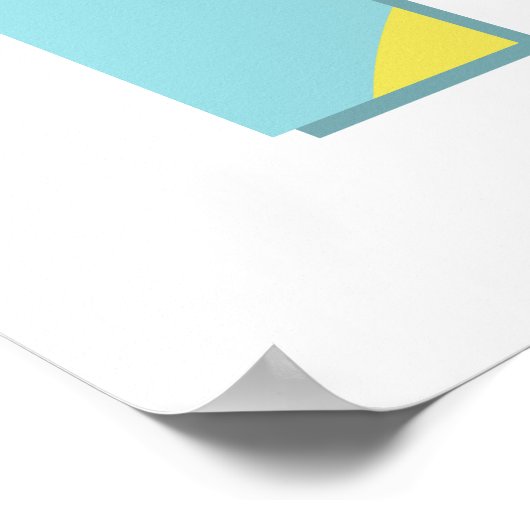 Der Sommer ist Illusion. Poster (Ecke)