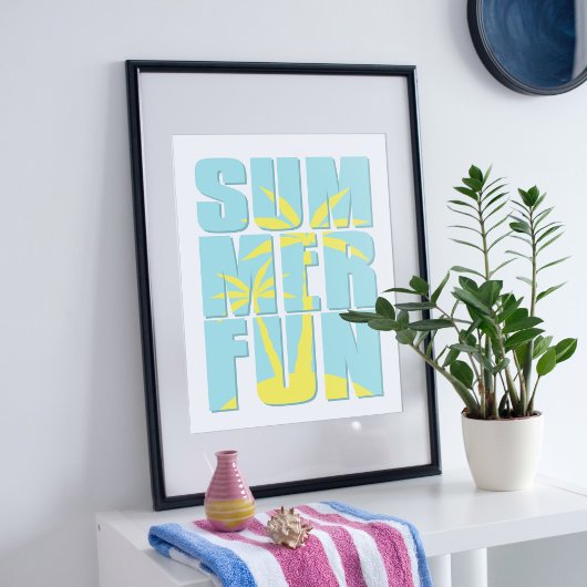 Der Sommer ist Illusion. Poster