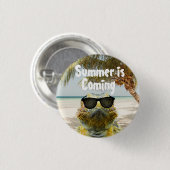 Der Sommer kommt Button (Vorne & Hinten)
