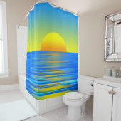 Der Sommer kommt Duschvorhang (Beispiel)