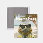 Der Sommer kommt Magnet (Vorderseite/Rückseite)