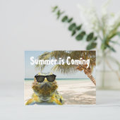Der Sommer kommt Postkarte (Stehend Vorderseite)