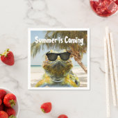 Der Sommer kommt Serviette (Beispiel)