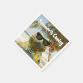 Der Sommer kommt Serviette (Ecke)