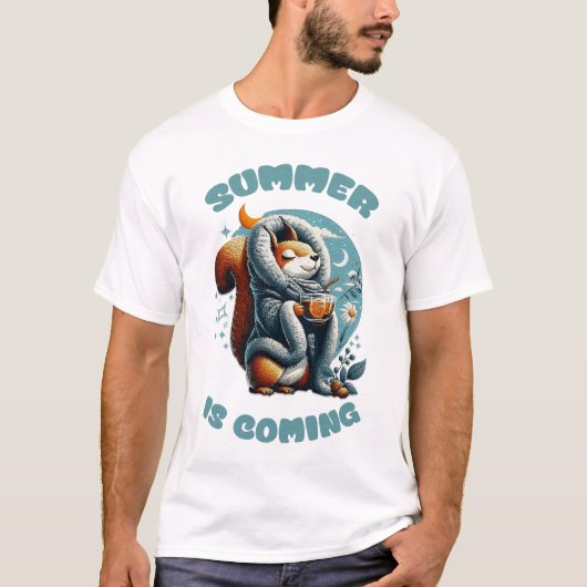 Der Sommer kommt T-Shirt (Vorderseite)