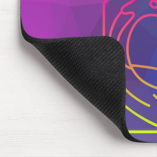 Der Sommer vibes Junge surfen. Mousepad (Ecke)