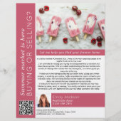 Der Sommermarkt ist hier Real Anwesen Marketing Flyer (Vorne)