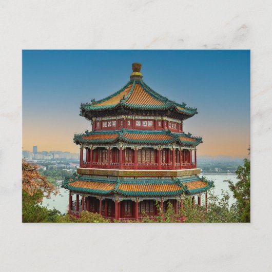 Der Sommerpalast in Peking Postkarte (Vorderseite)