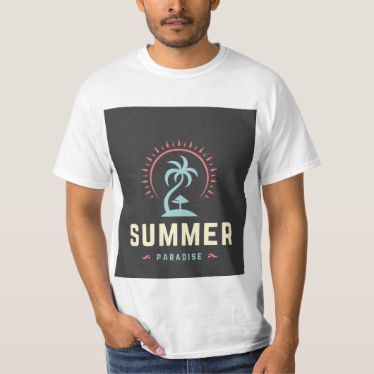 Der Sommerparadies T-Shirt (Vorderseite)