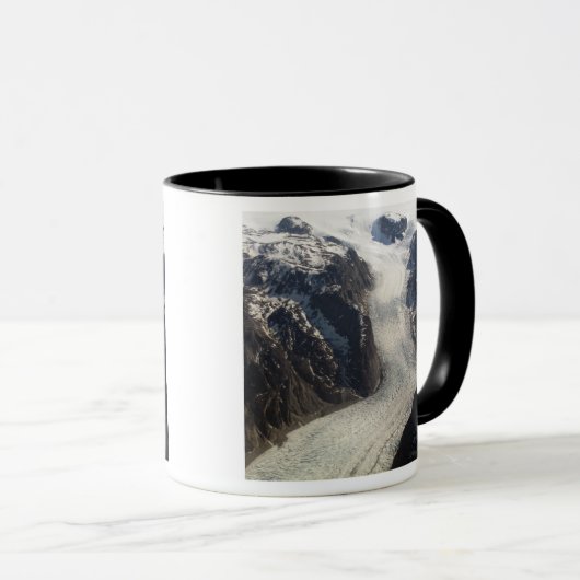 Der Sondrestrom-Gletscher in Grönland Tasse (VorderseiteRechts)