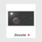 Der sonnenähnliche Star Kepler 51 & Drei Riesenpla Aufkleber (Blatt)