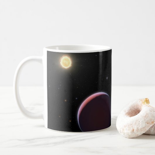 Der sonnenähnliche Star Kepler 51 & Drei Riesenpla Kaffeetasse (Mit Donut)