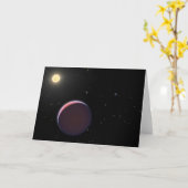 Der sonnenähnliche Star Kepler 51 & Drei Riesenpla Karte (Gelbe Blume)