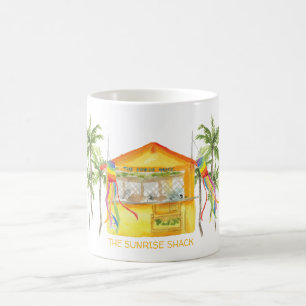 Der Sonnenaufgang Hawaii gelb Kaffeetasse