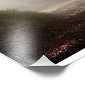 "Der Sonnenaufgang in der Stille: Minimalistisches Fotodruck (Ecke)