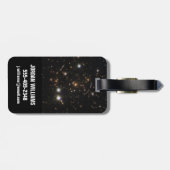 Der Sonnenaufgang in einem riesigen Galaxiehaufen Gepäckanhänger (Rückseite horizontal)