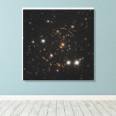 Der Sonnenaufgang in einem riesigen Galaxiehaufen Leinwanddruck (Insitu (Holzboden))