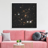 Der Sonnenaufgang in einem riesigen Galaxiehaufen Leinwanddruck (Insitu (Wohnzimmer))