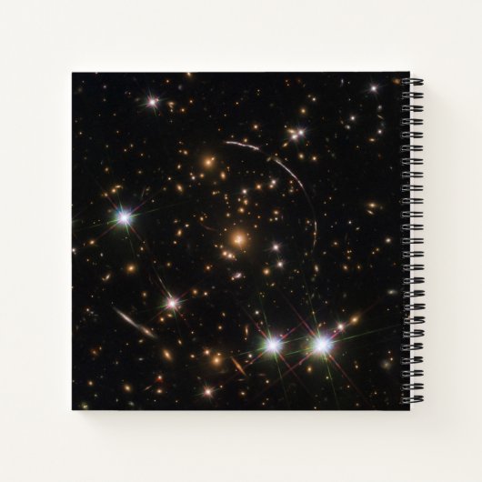 Der Sonnenaufgang in einem riesigen Galaxiehaufen Notizblock (Rückseite)