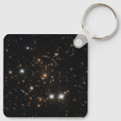 Der Sonnenaufgang in einem riesigen Galaxiehaufen Schlüsselanhänger (Rückseite)