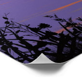 Der Sonnenaufgang von heute Poster (Ecke)