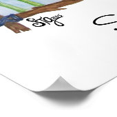 Der Sonnenblumengarten Poster (Ecke)